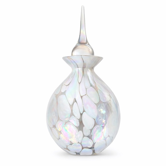 Russ Berrie Other - Vintage Russ Berrie Company Iridescent Blown Glass Perfume Bottle Mottled Vanity
